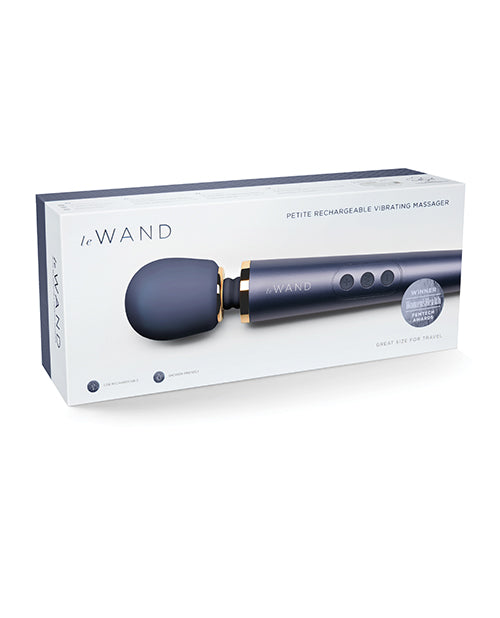 Le Wand Petite Rechargeable Vibrating Massager - Navy