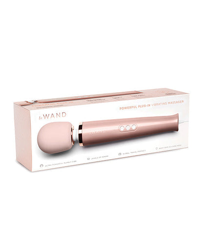 Le Wand Powerful Plug-In Vibrating Massager - Rose Gold