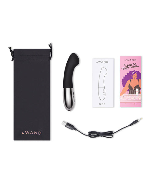 Le Wand Vibrator | GEE G-Spot Vibrator | Targeting Rechargeable Clit Vibrator | Black