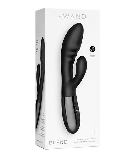 Le Wand Vibrator | BLEND Double Motor Rabbit Vibrator | Rechargeable G Spot Vibrator | Black