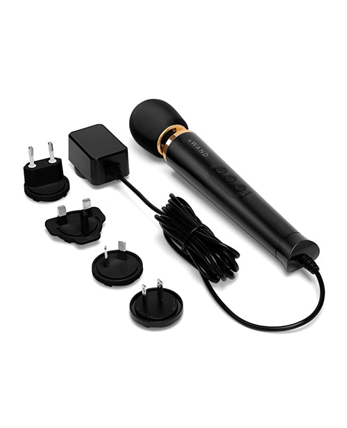 Le Wand Powerful Petite Plug-In Vibrating Massager - Black