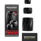 Maxtasy Performance Rings - Black Set of 3