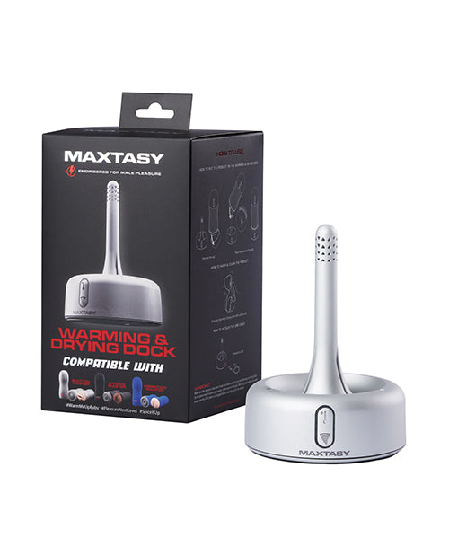 Maxtasy Warming & Drying Dock - Compatible w/Suction Master, Stroke Master & Vibration Master