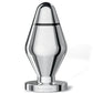 Mystim Little John Buttplug Small Aluminum - Silver