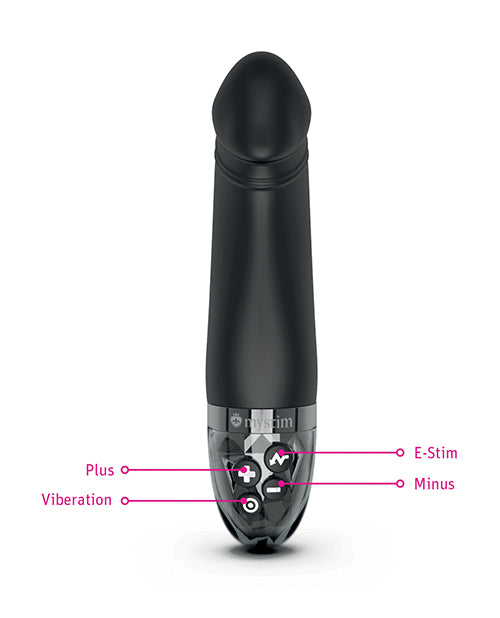 Mystim Real Deal Neal eStim Realistic Vibrator - Black