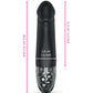 Mystim Real Deal Neal eStim Realistic Vibrator - Black