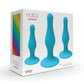 Nobu Rainbow Silicone Plug Set - Blue