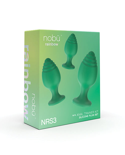 Nobu Rainbow Silicone Plug Set - Green