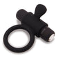 Nu Sensuelle Rev Silicone 7 Function Bullet Ring w/Flutter Tip  - Black