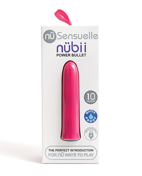 Nu Sensuelle Nubii 10 Function Bullet - Blush Pink