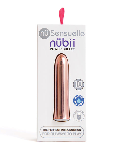 Nu Sensuelle Nubii 10 Function Bullet - Rose Gold