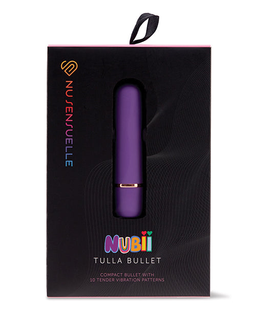 Nu Sensuelle Nubii Tulla Rounded Tip 10 Speed  Bullet - Purple