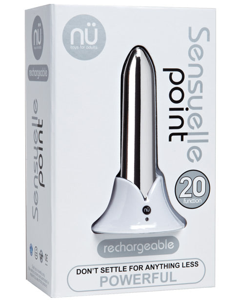 Nu Sensuelle Point Rechargeable Bullet - Silver