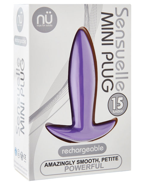 Nu Sensuelle Mini Butt Plug - Purple