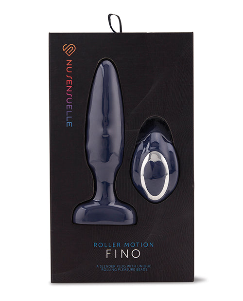 Nu Sensuelle Fino Roller Motion Plug - Navy Blue