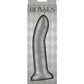 Royals 7" Big Dildo | Charlie Curved Realistic Dildo | Metallic Champagne Suction Cup Dildo