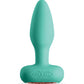 Techno Prism App Controlled Rotating & Vibrating Anal Plug - Teal