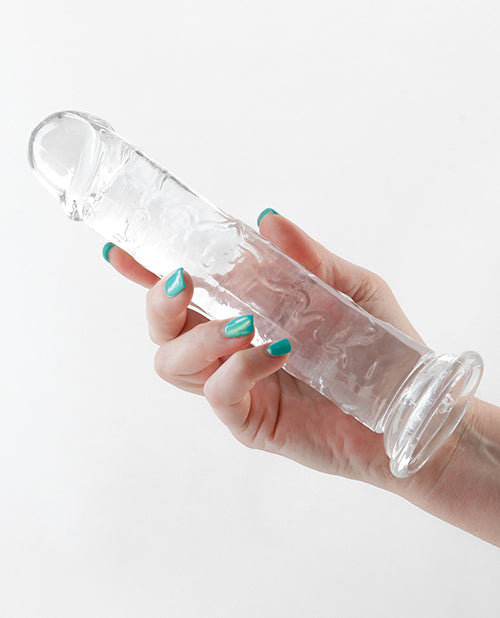 Fantasia Upper 8" Big Dildo | Clear Realistic Dildo | Large Dildo | Flexible Best Dildo