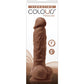 Colours Pleasures 5" Vibrating Dildo - Brown