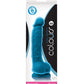 Colours Dual Density Realistic Dildo | 5" Big Dildo | Blue Suction Cup Dildo