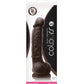 Colours Dual Density Realistic Dildo | 5" Big Dildo | Brown Suction Cup Dildo