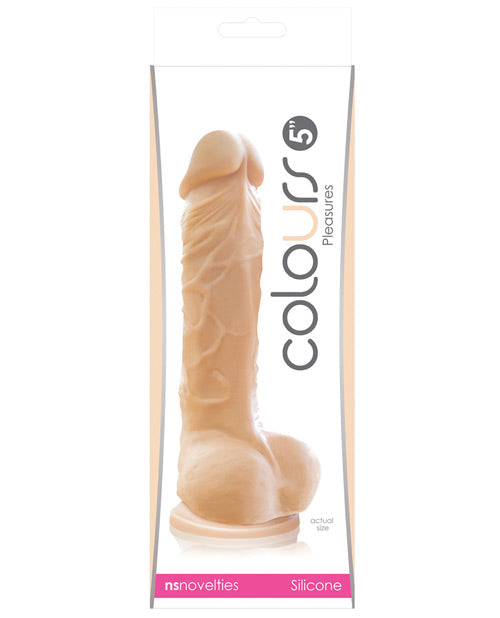 Colours Pleasures Realistic Dildo | 5" Big Dildo | Flesh Suction Cup Dildo