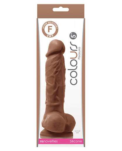 Colours 5" Big Dildo | Brown Realistic Dildo | Suction Cup Dildo