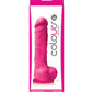 Colours Pleasures Realistic Dildo | 5" Big Dildo | Pink Suction Cup Dildo