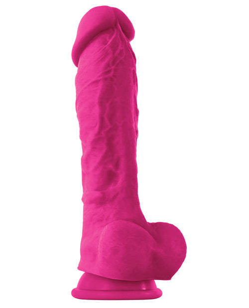 Colours Pleasures Realistic Dildo | 8" Big Dildo | Pink Suction Cup Dildo