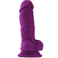 Colours Realistic Dildo | Thick 5" Big Dildo | Purple Suction Cup Dildo