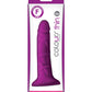 Colours Pleasures Realistic Dildo | 5" Big Dildo | Purple Thin Suction Cup Dildo