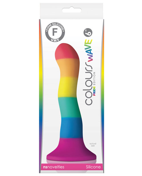 Colours Pride Edition Realistic Dildo | Wave 6" Big Dildo | Suction Cup Dildo