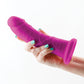 Colours Dual Density Realistic Dildo | 7" Big Dildo Purple | Suction Cup Dildo