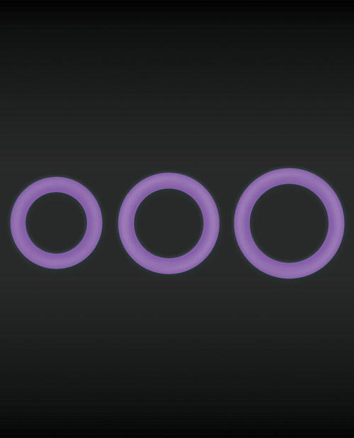 Firefly Halo Medium Cockring - Purple