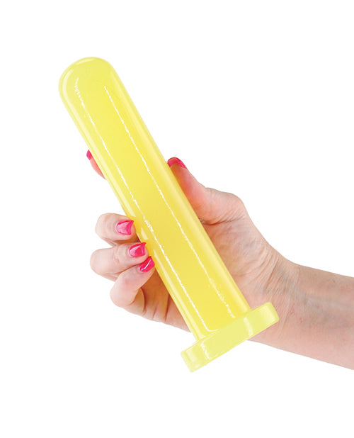 Firefly Thrill Glow in the Dark Big Dildo | Large Suction Cup Dildo | Yellow Realistic Dildo