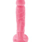 Firefly 5" Silicone Dildo | Glowing Pink Dildo | Glow in the Dark Suction Cup Dildo