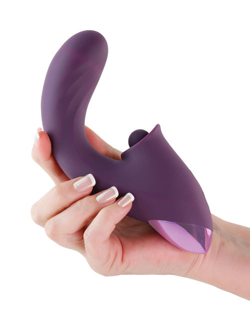 INYA Caprice Small Vibrator | Purple G Spot Vibrator | Flexible Thrusting Vibrator | 5x Clit Vibrator