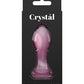 Crystal Gem Butt Plug - Pink