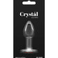 Crystal Desires Glass Heart Gem Butt Plug Small - Red