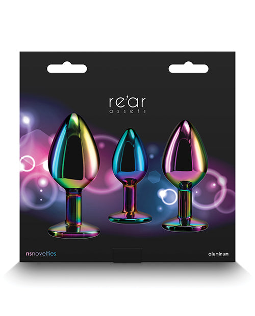 Rear Assets Rainbow Gem Anal Trainer Kit - Multi Color