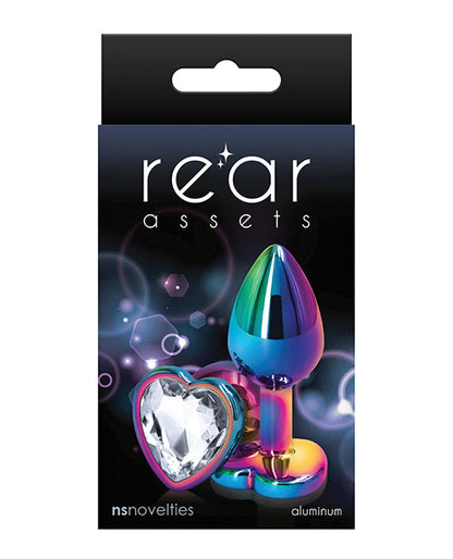 Rear Assets Multicolor Heart Small - Clear