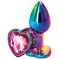 Rear Assets Multicolor Heart Small - Pink