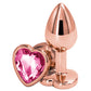 Rear Assets Rose Gold Heart Small - Pink