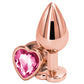 Rear Assets Rose Gold Heart Medium - Pink