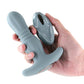 Renegade Gemini Anal Plug Vibrator w/Remote - Gray