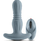 Renegade Gemini Anal Plug Vibrator w/Remote - Gray