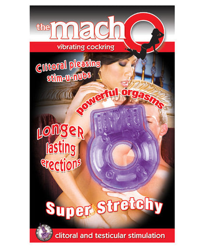 MachO Vibrating Cockring - Purple