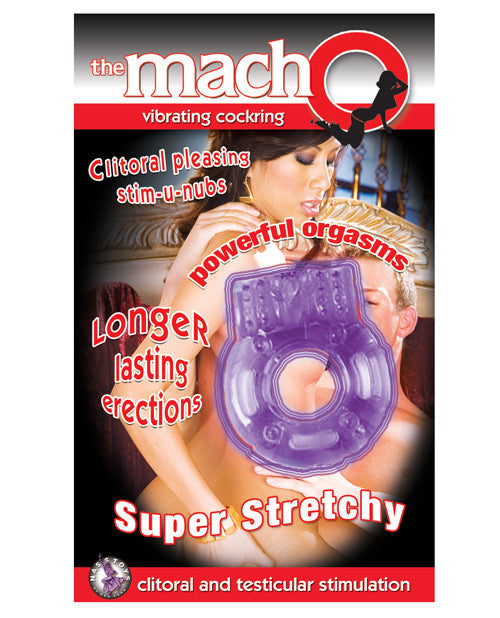 MachO Vibrating Cockring - Purple