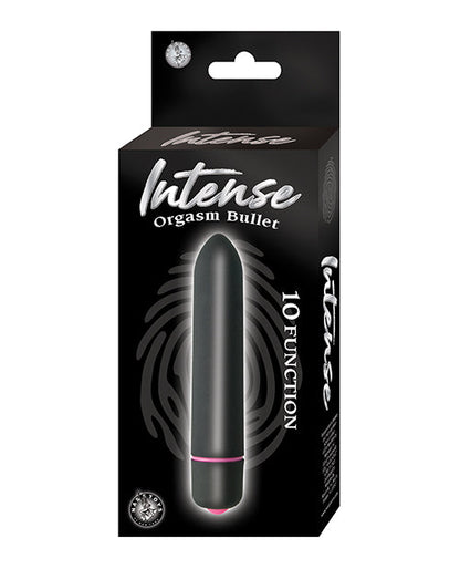 Intense Orgasm Bullet Vibrator | Black Small Vibrator | Waterproof Discreet | Best Vibrator for Women