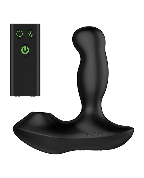 Nexus Revo Air Rotating Prostate Massager Suction - Black